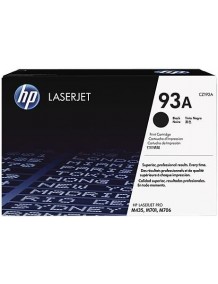 HP 93A Hewlett Packard Original LaserJet Colour Sphere Toner Cartridge, Black