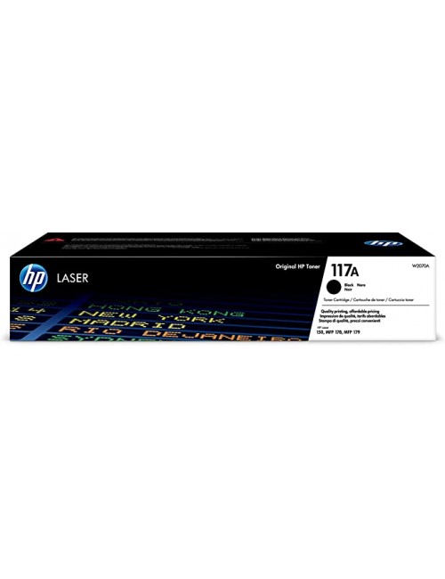 HP 117A Black Original Laser Toner Cartridge - W2070A