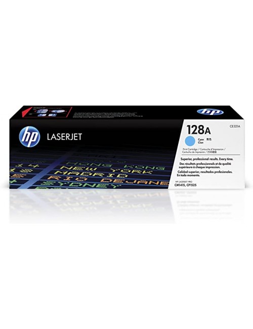 Hp 128A Cyan Original Laserjet Toner Cartridge Cyan