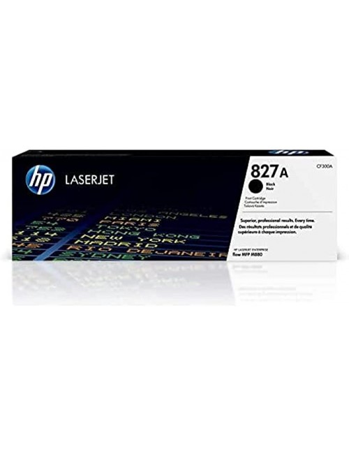 HP 827A Hewlett Packard Original LaserJet Colour Sphere Toner Cartridge, Black - CF300A