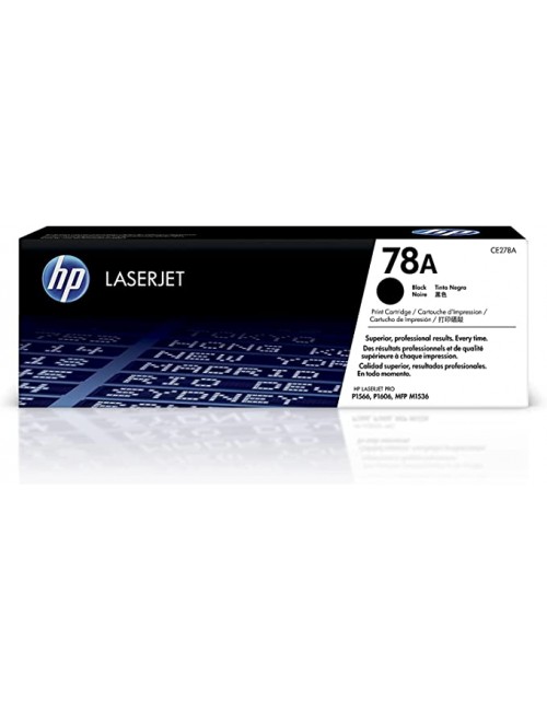 HP 78A Black Original LaserJet Toner Cartridge - CE278A