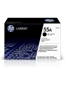 HP 55A Black Original LaserJet Toner Cartridge - CE255A