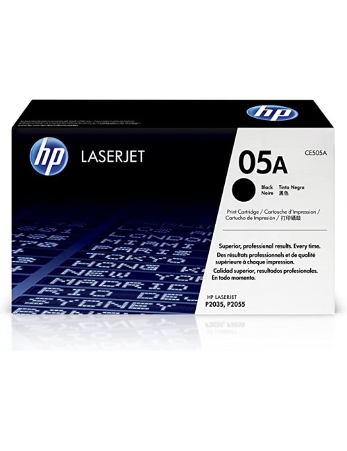 HP 05A Black Original LaserJet Toner Cartridge - CE505A