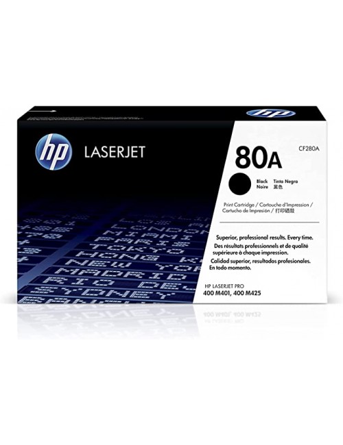 HP 80A Black Original LaserJet Toner Cartridge