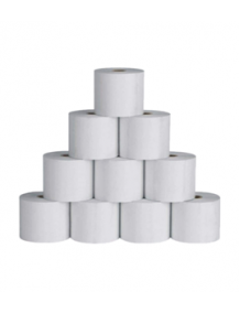 Emigo POS Receipt Paper, 60 Rolls, 8 x 8 cm size, White