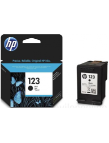 HP 123 Black Original Ink Cartridge - F6V17AE