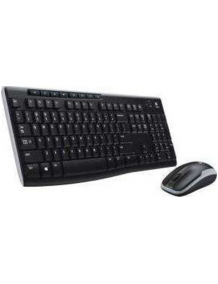 Logitech MK270 Wireless Keyboard and Mouse Combo for Windows, QWERTY US International Layout – Black